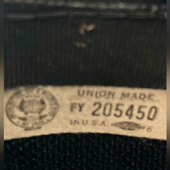 Wide Brim Vintage Straw Hat Bonnet Union USA Made Retro Church Lady Classic Blk - Picture 5 of 7